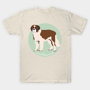 Saint Bernard Lover Gift Dog Breed Pet Lover Puppy T-Shirt